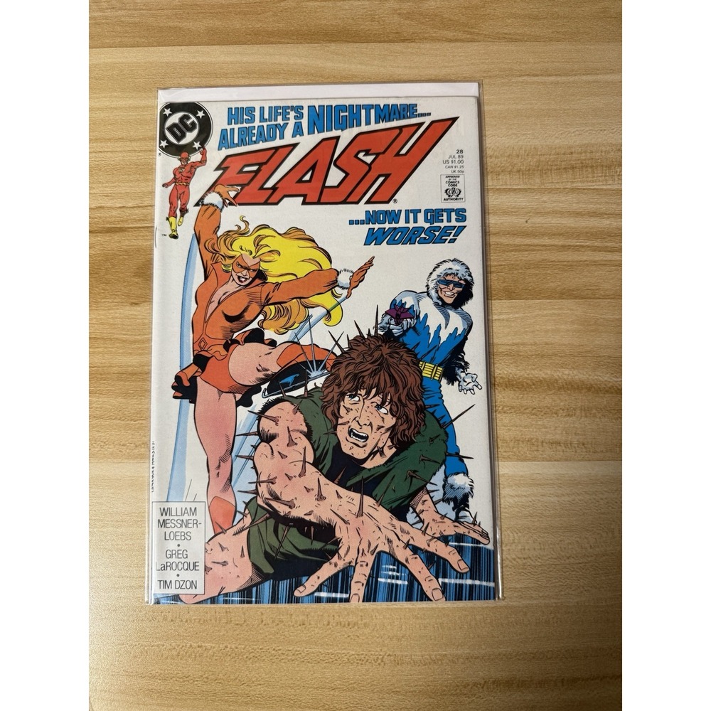 DC comics Flash #28 July 89